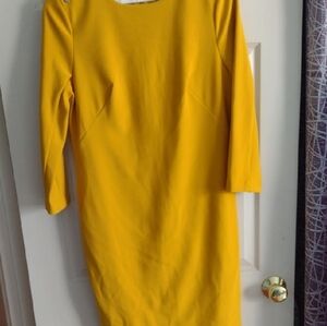 Ralph Lauren Vibrant Yellow Long Sleeve Dress